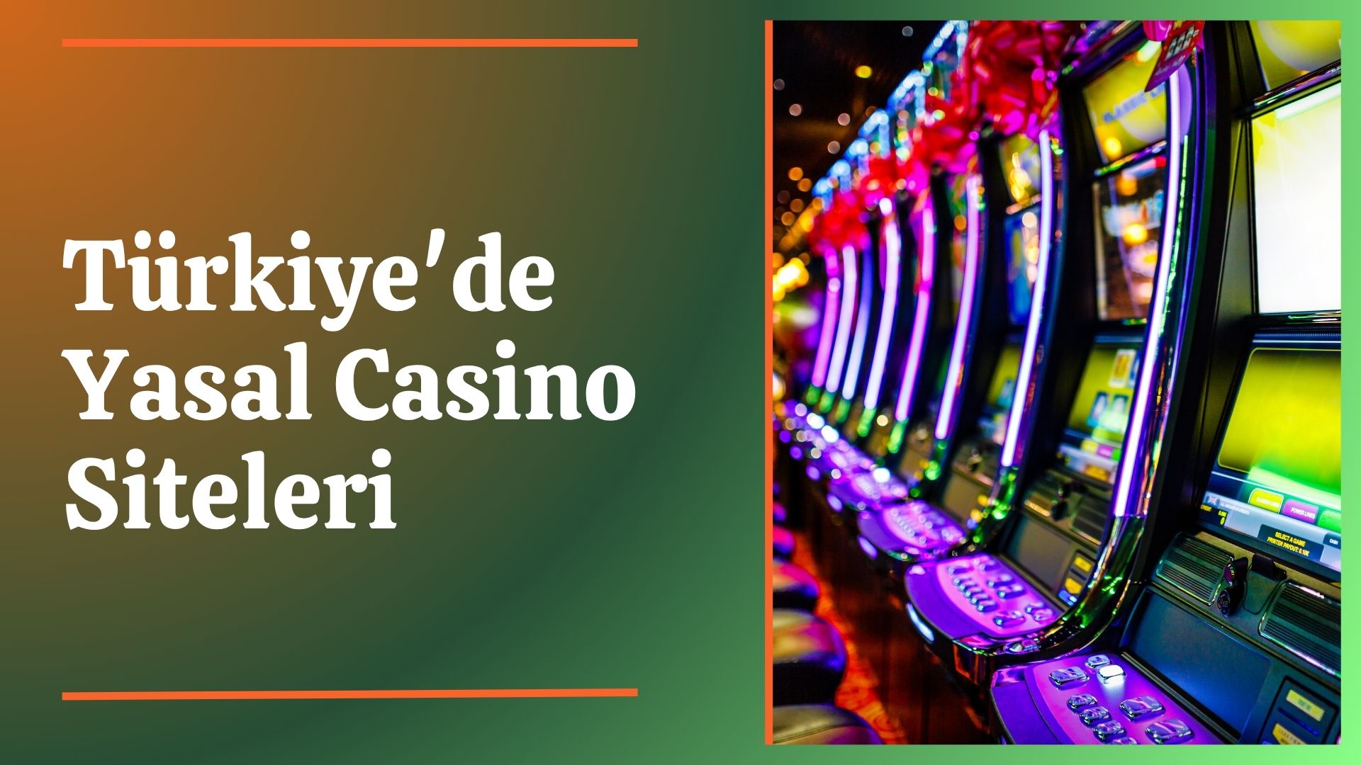Türkiye'de Yasal Casino Siteleri